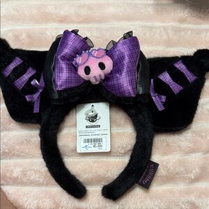 Universal Studios Japan Black and Purple Headband with Bow